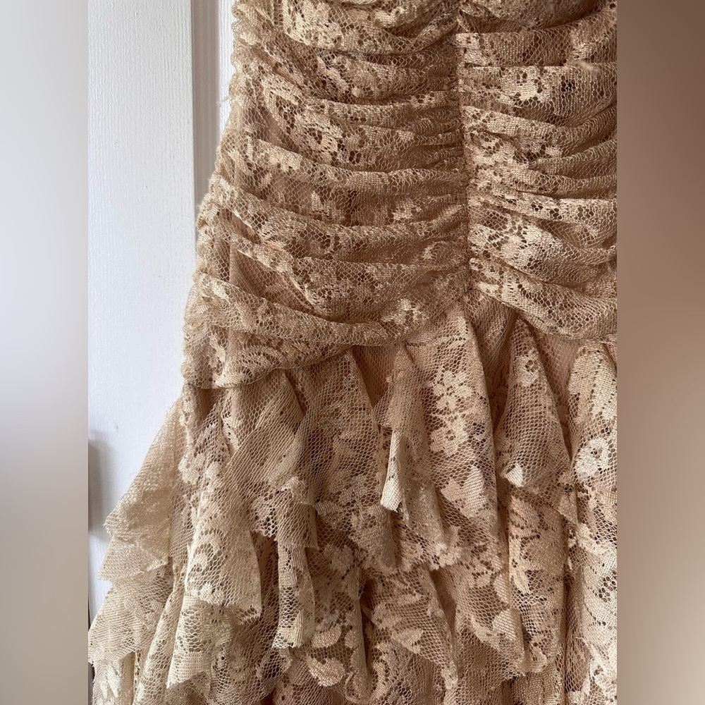 Jessica McClintock Y2K Lace Cocktail Dress - Picture 10 of 12